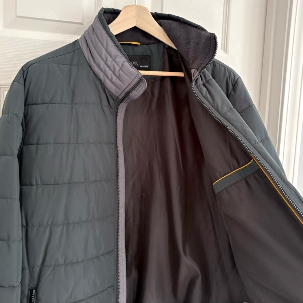 Weatherproof Dark Green Black Full Zip Pockets Puffer Jacket Men's XXL Winter - Picture 8 of 15